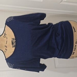 Espresso short sleeve sweater